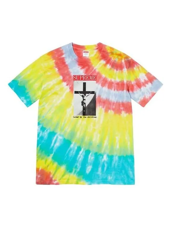 Футболка ss20 week 1 loved by the children tee Supreme — изображение 1 из 1, мульти