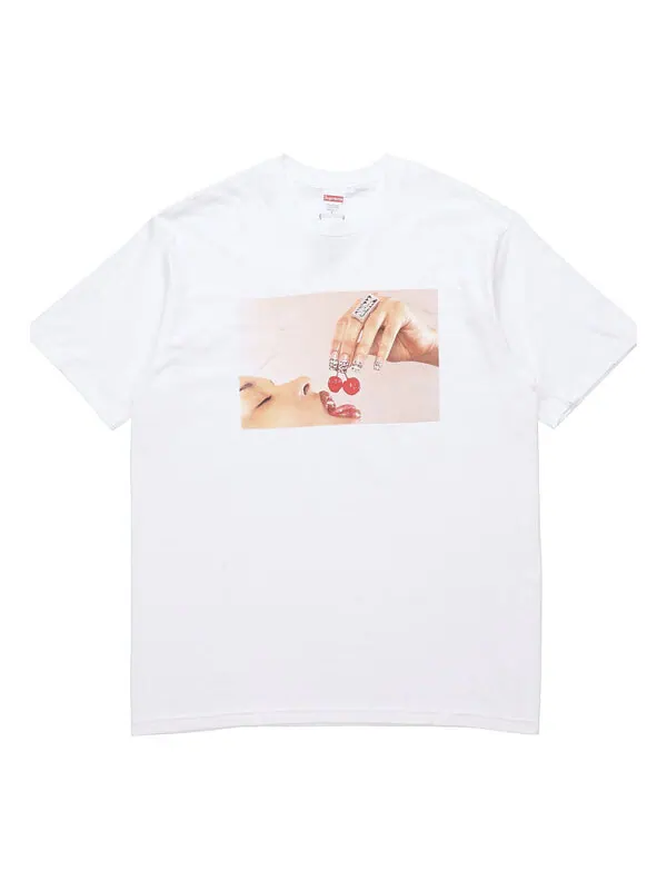 Футболка ss20 week 1 cherries tee cherry short sleeve white Supreme — изображение 1 из 2, белый