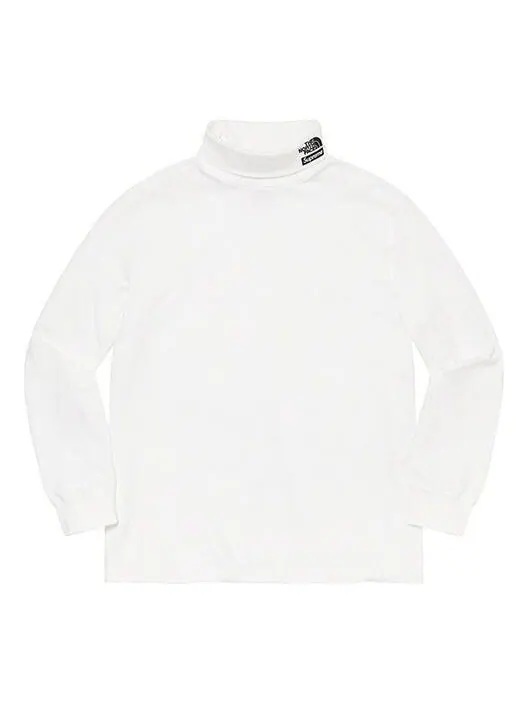 Футболка x the north face ss20 week 3 rtg turtleneck Supreme — изображение 1 из 1, белый