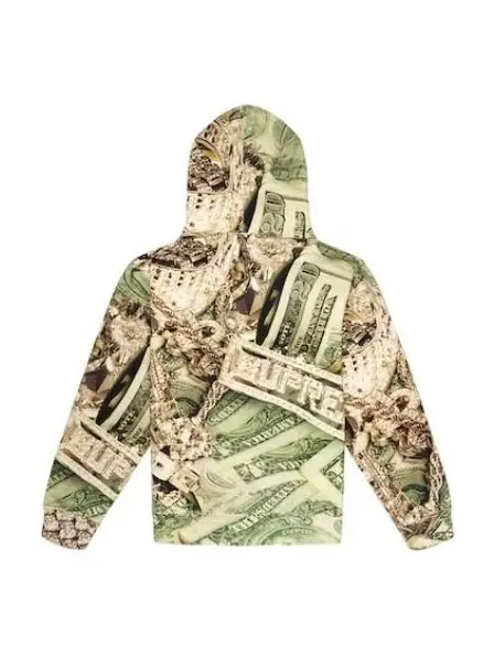 Толстовка bling hooded sweatshirt 'multi-color' Supreme — изображение 2 из 3, мульти