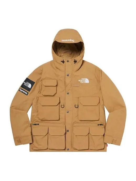 Куртка x the north face cargo jacket 'tan white black' Supreme — изображение 1 из 4, бежевый/белый/черный