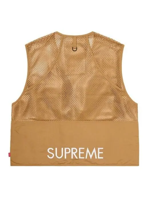 Жилет x the north face cargo vest 'tan black' Supreme — изображение 2 из 2, бежевый/черный