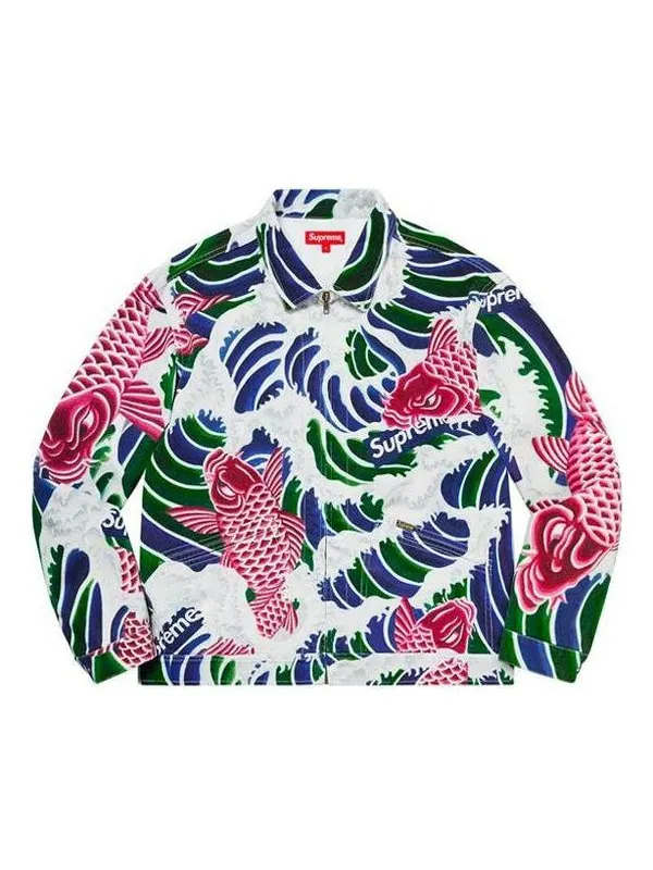 Куртка waves work jacket 'multi-color' Supreme — изображение 1 из 3, мульти