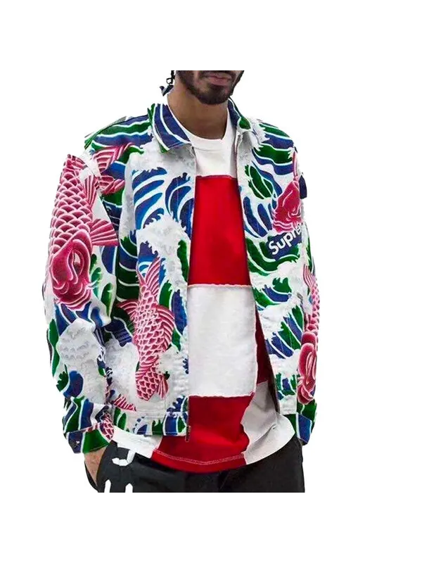 Куртка waves work jacket 'multi-color' Supreme — изображение 3 из 3, мульти