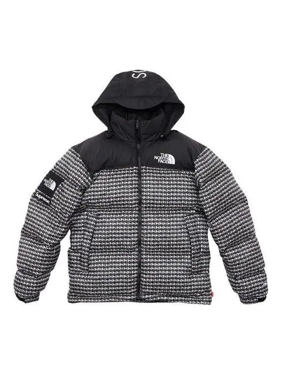 Куртка Supreme x The North Face Studded Nuptse — изображение 1 из 4, черный/белый