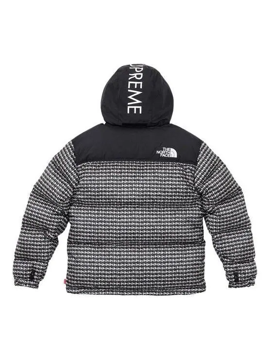 Куртка Supreme x The North Face Studded Nuptse — изображение 2 из 4, черный/белый