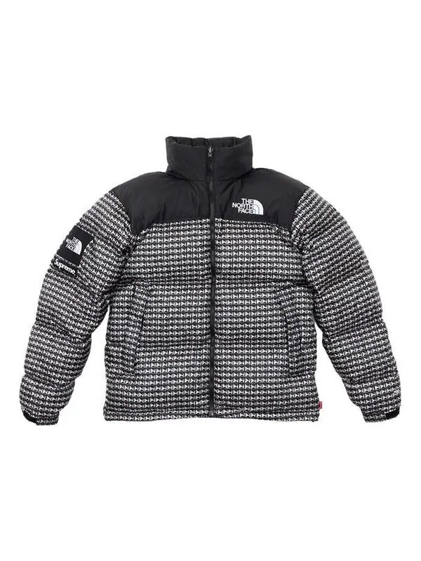 Куртка Supreme x The North Face Studded Nuptse — изображение 3 из 4, черный/белый