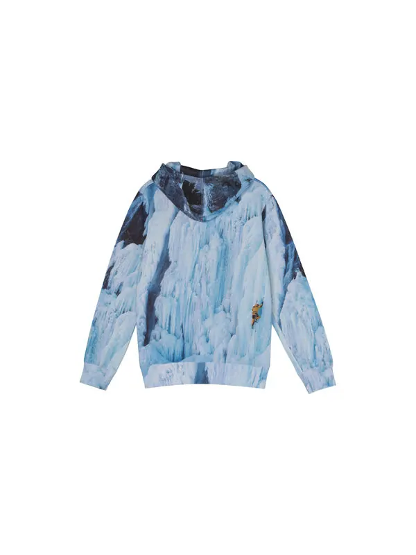 Толстовка Supreme SS21 Week 5 Supreme x The North Face Ice Climb Hooded Sweatshirt — изображение 2 из 4, синий