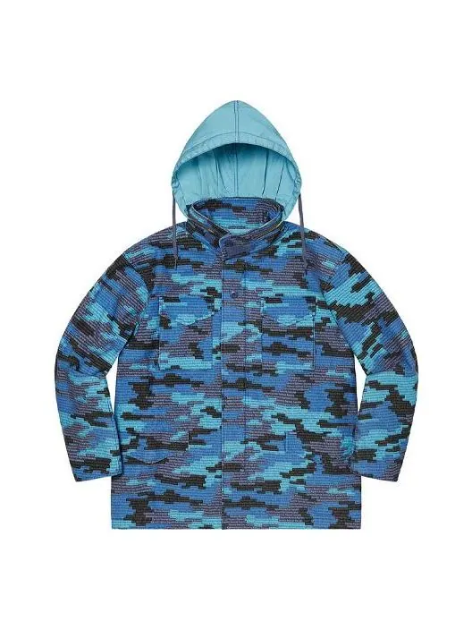 Куртка logo camo m-65 jacket 'blue black' Supreme — изображение 3 из 3, синий/черный