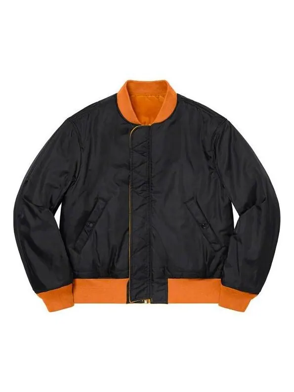 Куртка clayton patterson skulls velvet ma-1 jacket 'yellow white black red' Supreme — изображение 4 из 4
