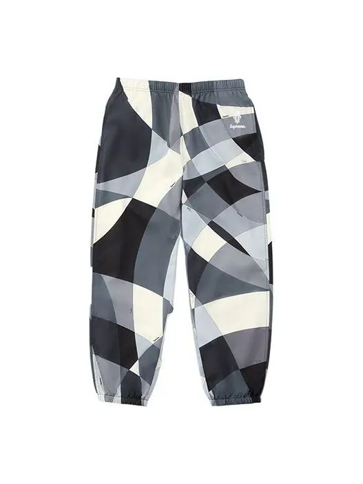 Брюки x emilio pucci sport pants 'black white grey' Supreme — изображение 1 из 2, черный/белый/серый