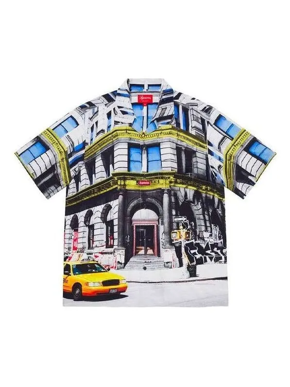 Рубашка 190 bowery rayon s/s shirt 'multi-color' Supreme — изображение 1 из 1, мульти
