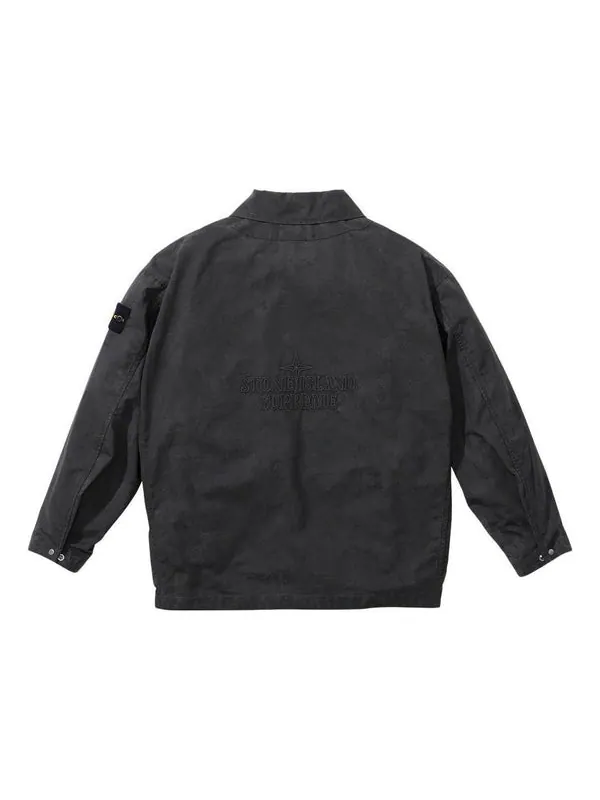 Куртка x stone islacnd reactive ice camo ripstop jacket 'black' Supreme — изображение 2 из 2, черный