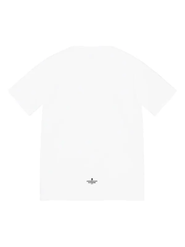 Футболка undercover face t-shirt 'white blue' Supreme — изображение 2 из 2, белый/синий