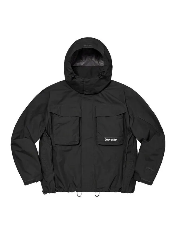 Куртка gore-tex paclite lightweight shell jacket 'black' Supreme — изображение 1 из 4, черный