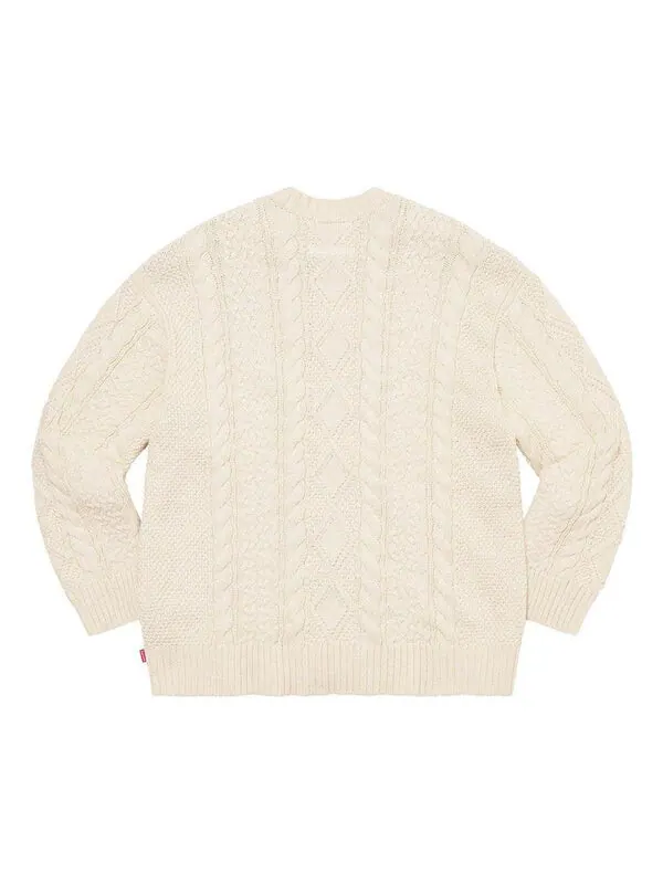 Свитер kurt cobain sweater 'beige teal' Supreme — изображение 2 из 2, бежевый