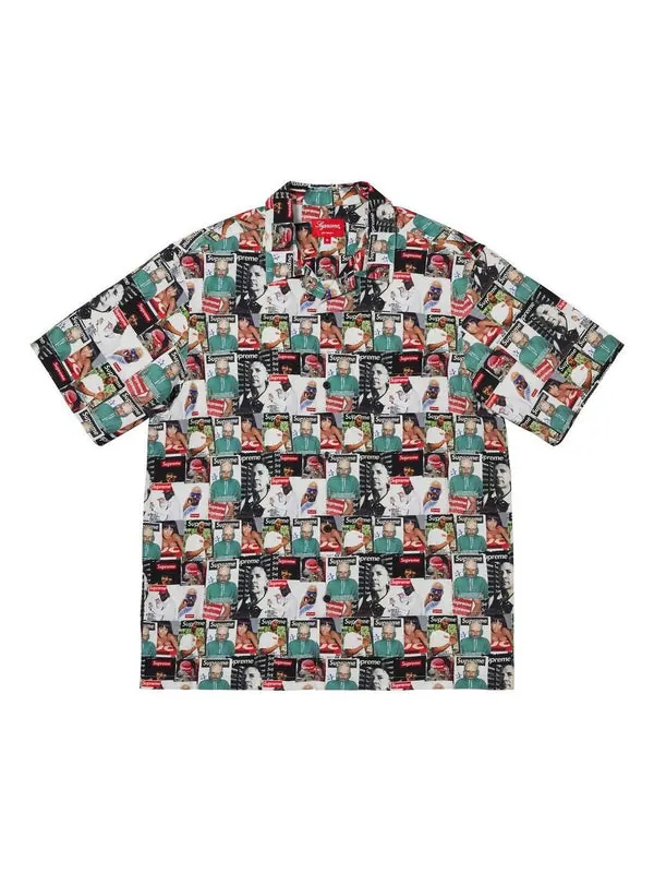 Рубашка magazine s/s shirt 'multi-color' Supreme — изображение 2 из 2, мульти