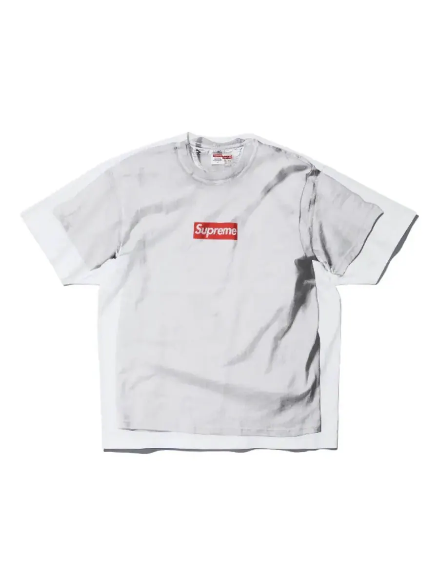 Футболка Supreme x MM6 Maison Margiela Box Logo Tee 'White' — изображение 1 из 2
