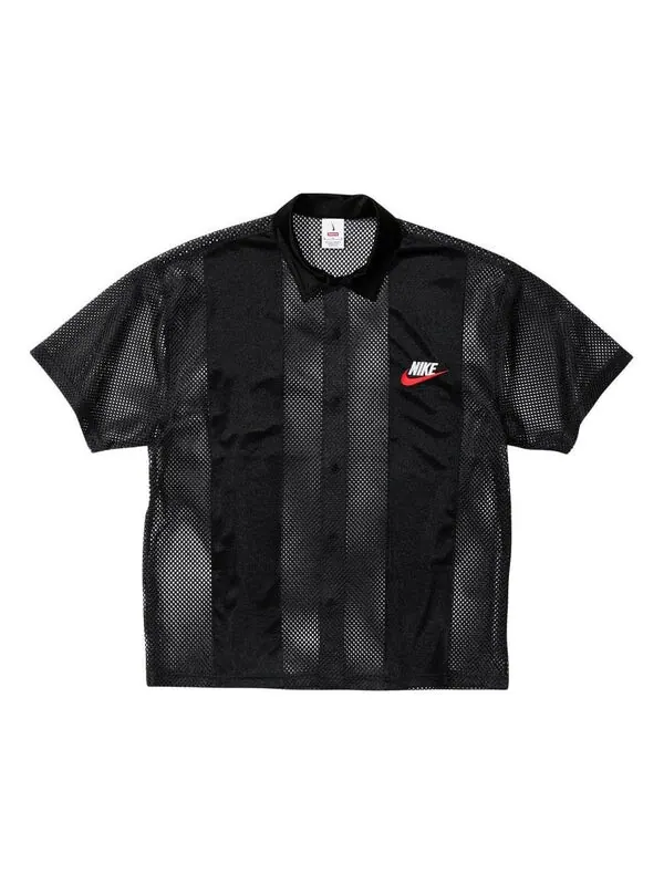 Рубашка x nike mesh s/s shirt 'black' Supreme — изображение 1 из 1, черный