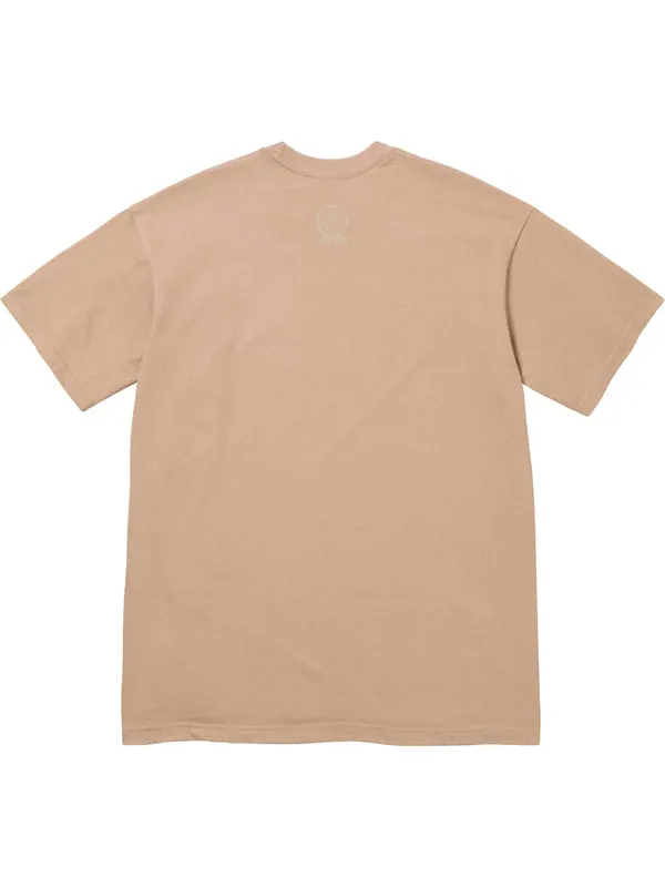 Футболка 30th anniversary first t-shirt 'beige teal' Supreme — изображение 2 из 2, бежевый
