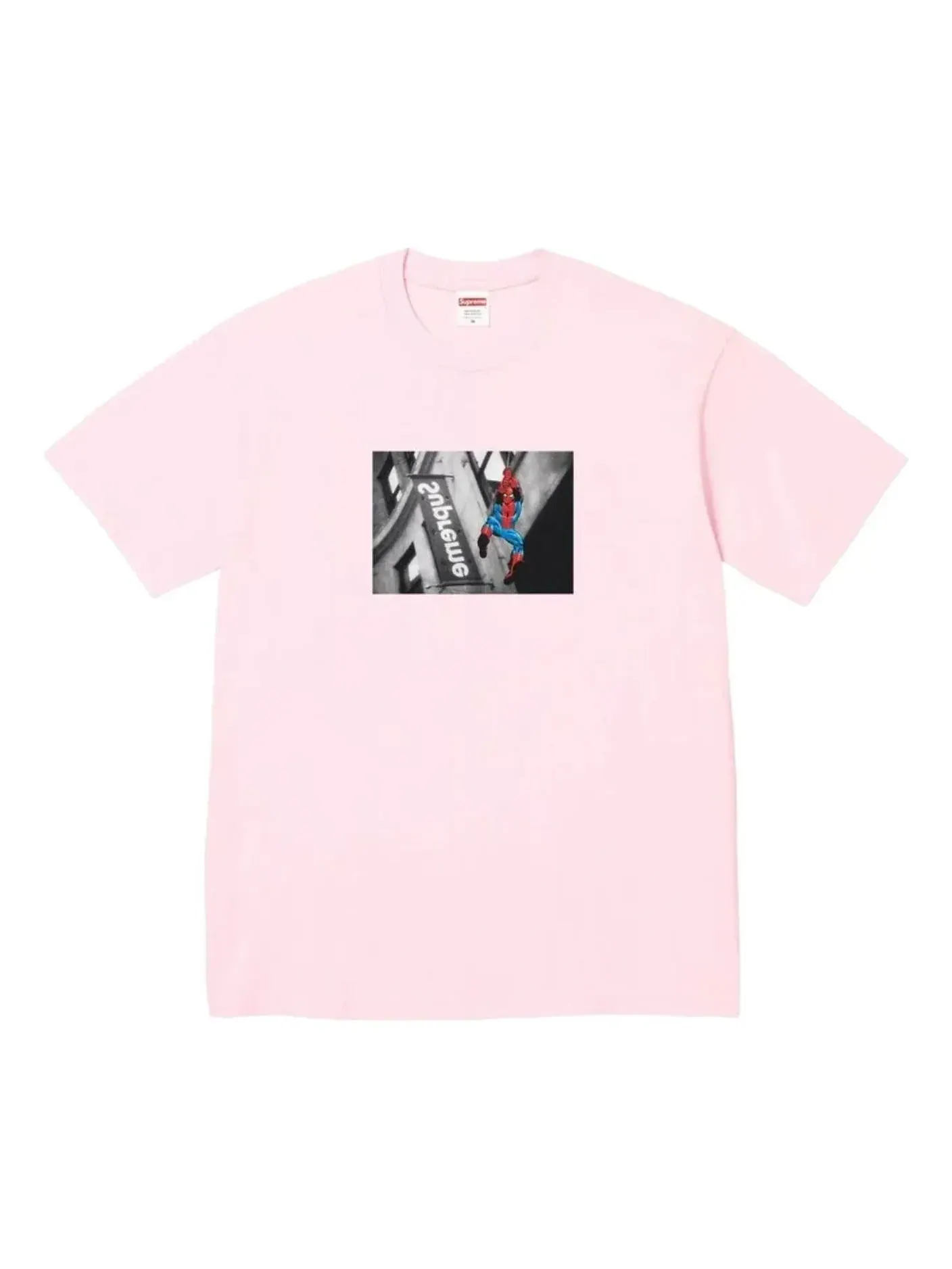 Футболка Supreme SS26 Spider-Man — изображение 1 из 1, розовый