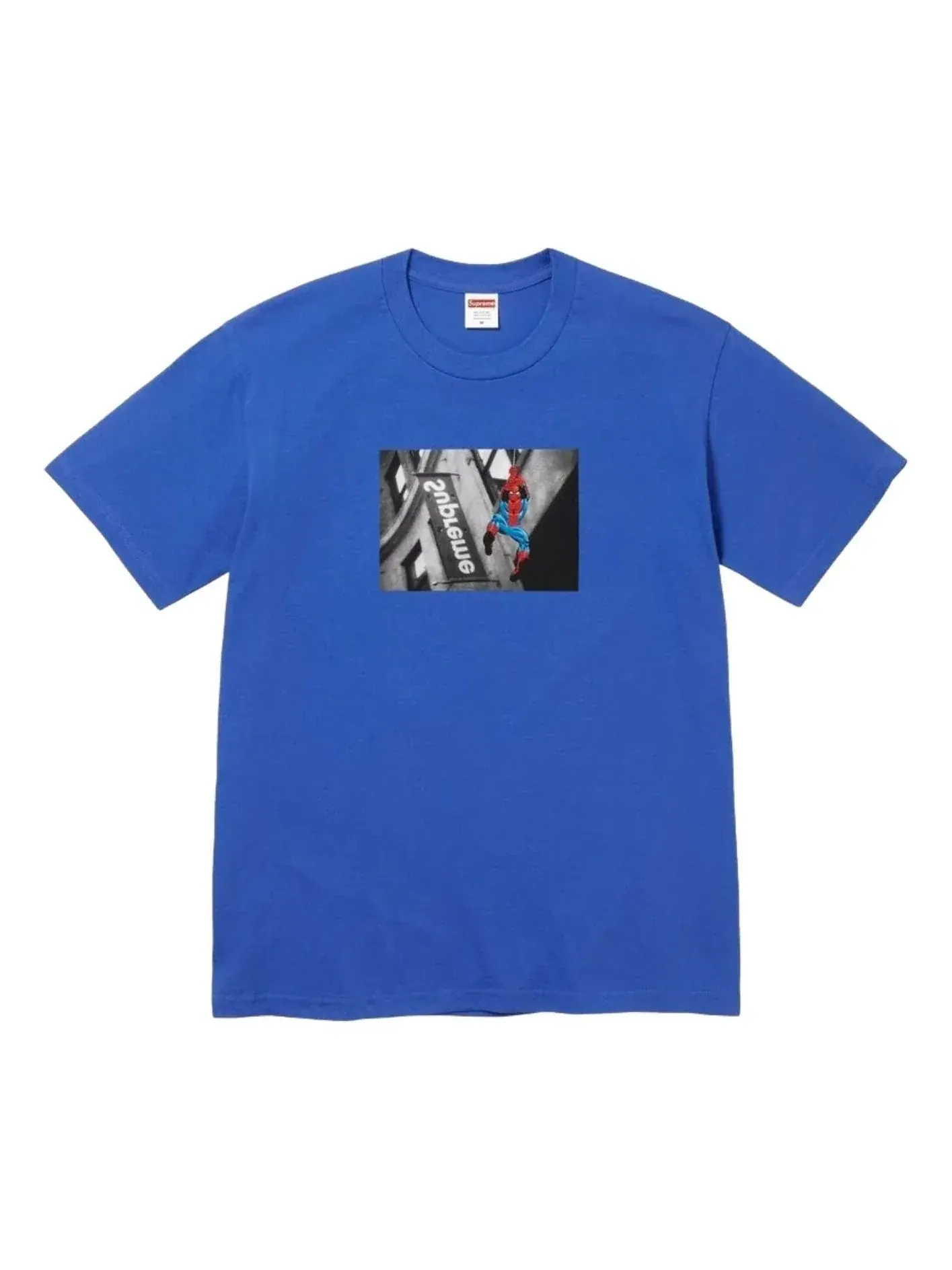 Футболка Supreme SS26 Spider-Man 'Royal' — изображение 1 из 1, синий