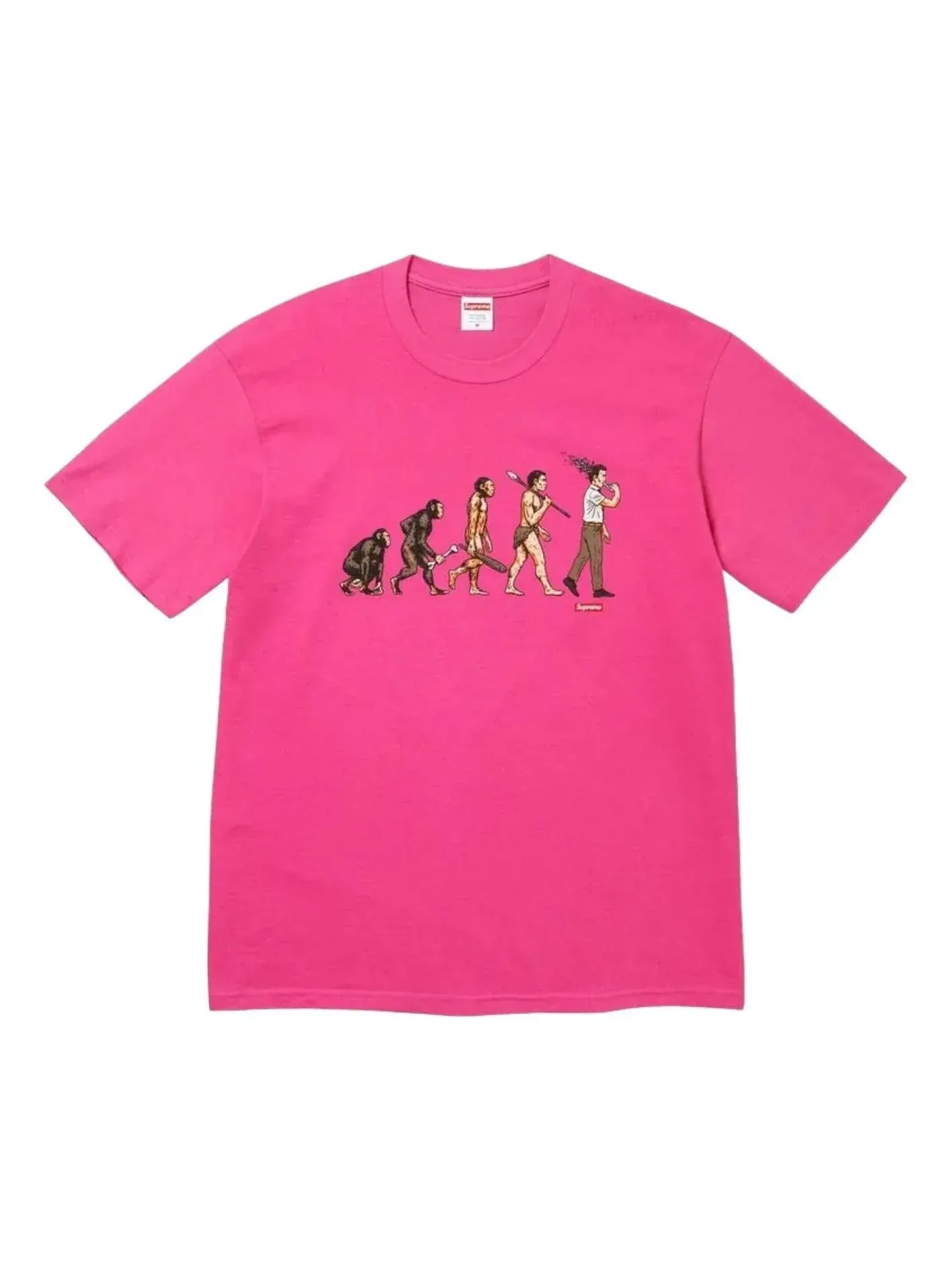 Футболка Supreme SS26 Evolution 'Fuchsia' — изображение 1 из 1, розовый