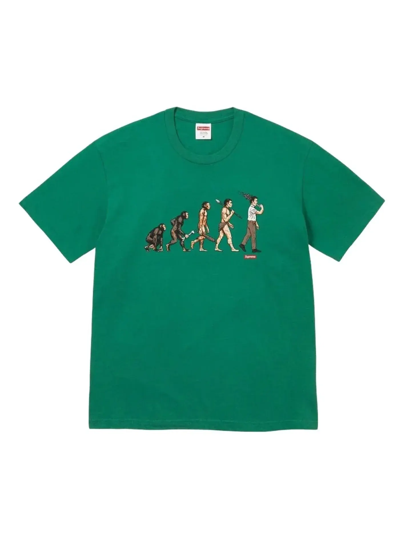 Футболка Supreme SS26 Evolution 'Light Pine' — изображение 1 из 1, зеленый