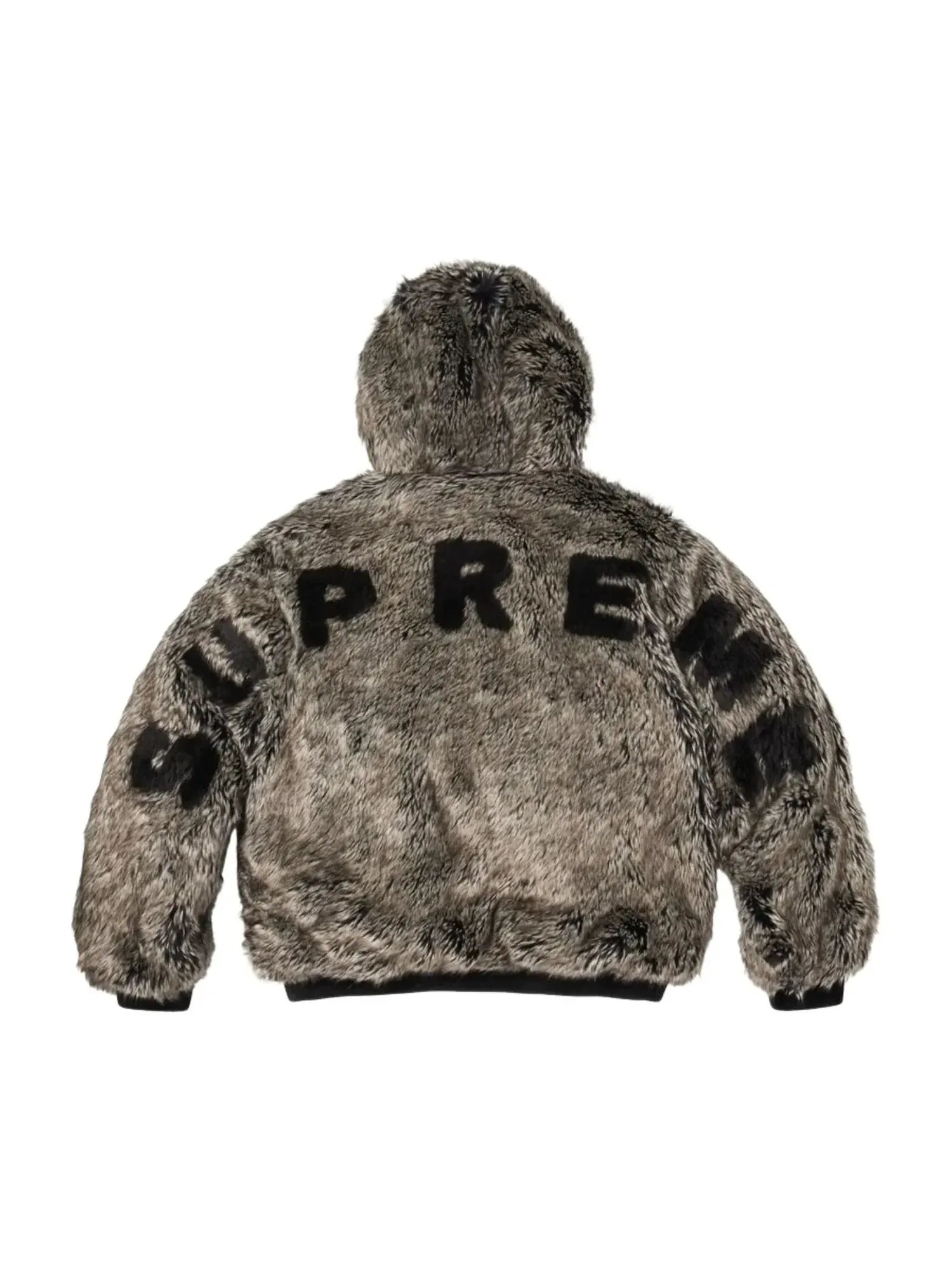Рабочая куртка Supreme SS26 с двусторонним капюшоном из искусственного меха — изображение 4 из 4, черный