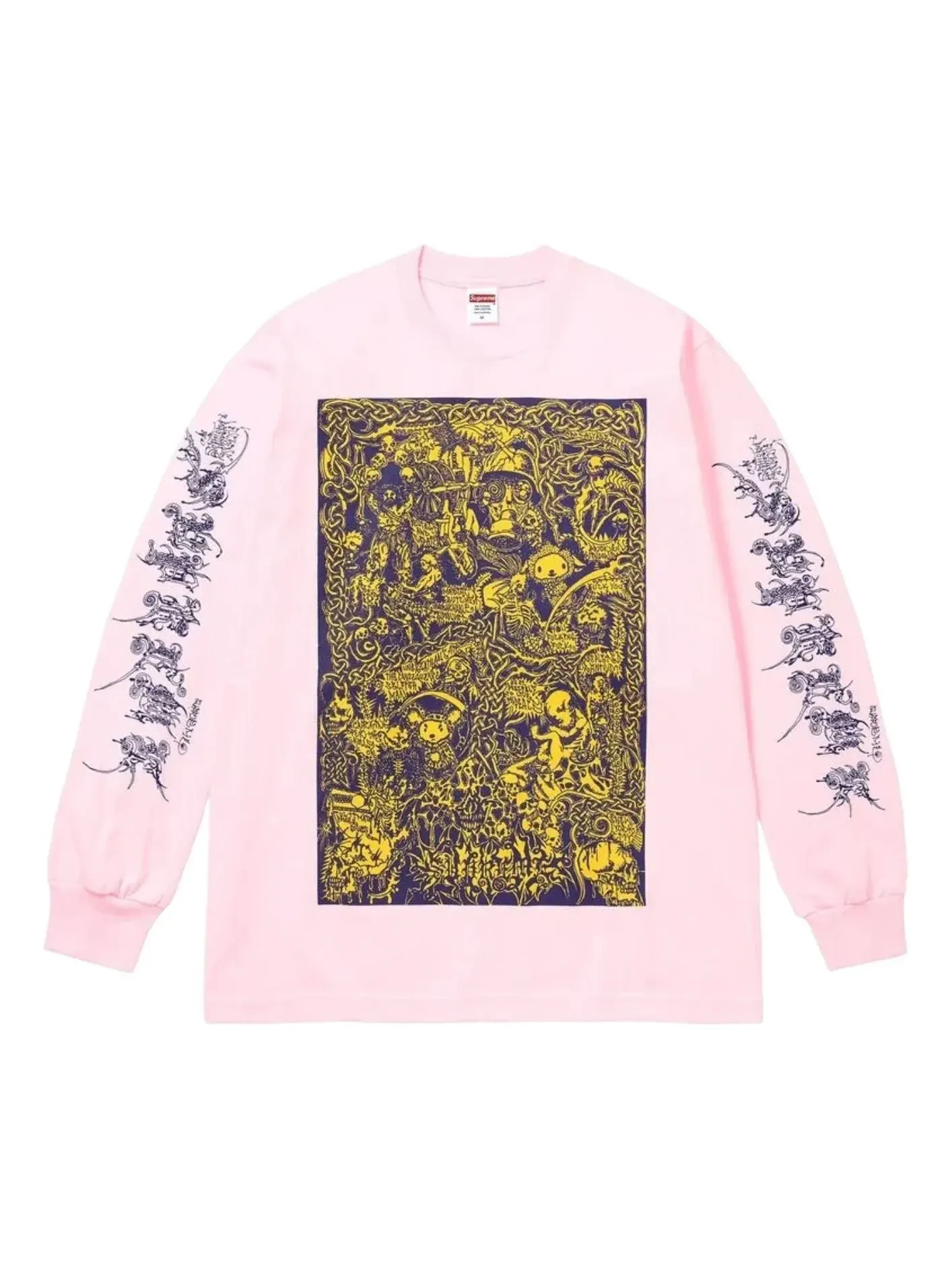 Футболка Supreme SS26 Wombat с длинными рукавами — изображение 1 из 2, розовый