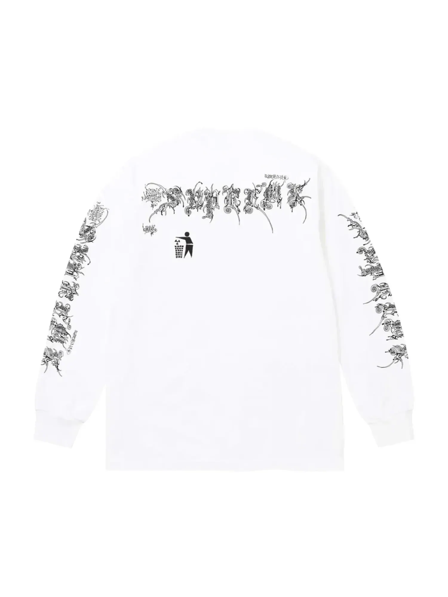 Футболка Supreme SS26 Wombat с длинными рукавами — изображение 2 из 2, белый