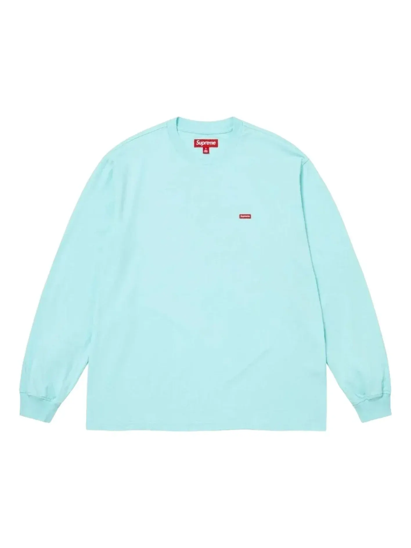 Футболка Supreme SS26 Small Box с длинными рукавами — изображение 1 из 1, синий