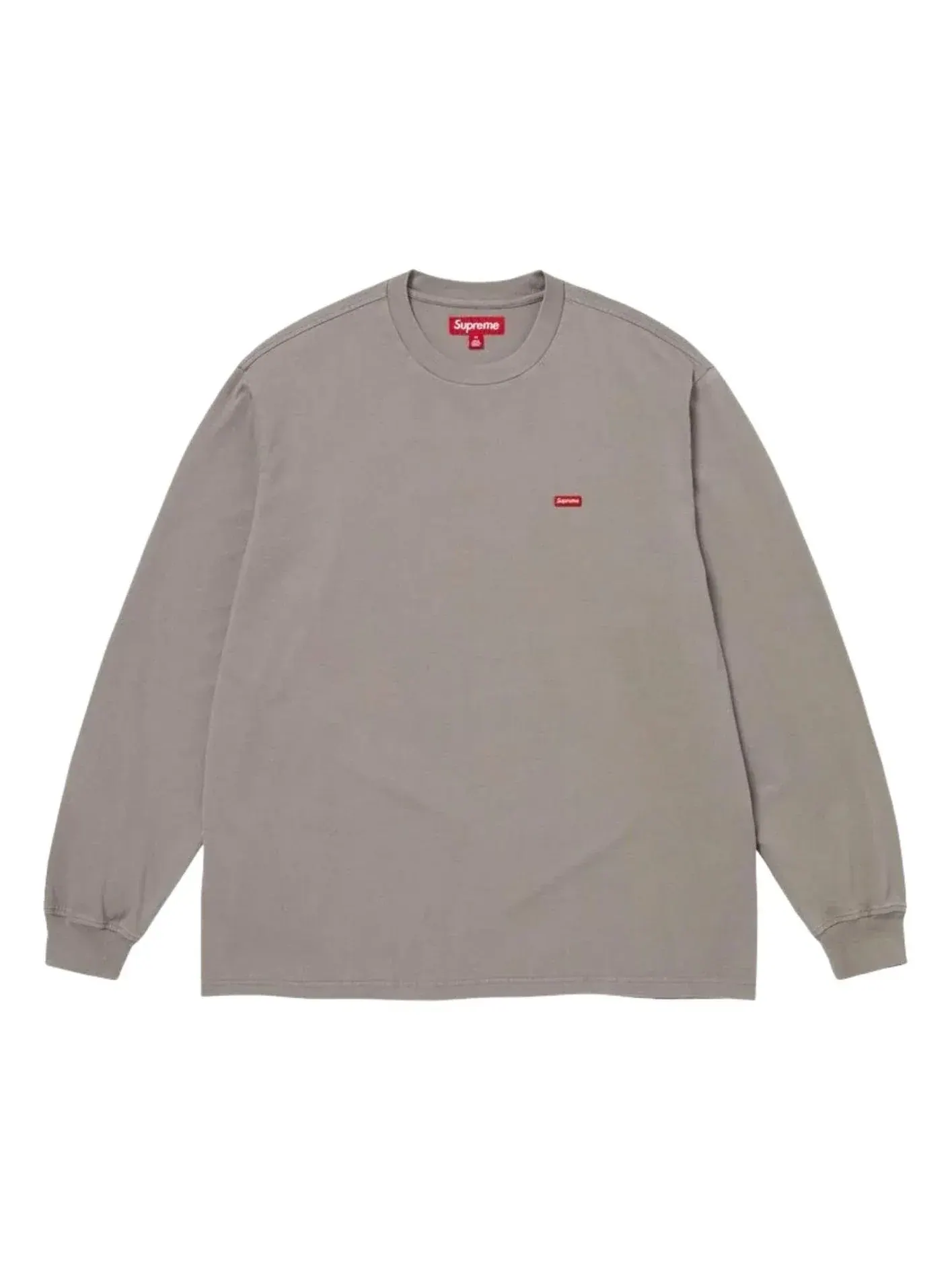 Футболка Supreme SS26 Small Box с длинными рукавами — изображение 1 из 1, серый