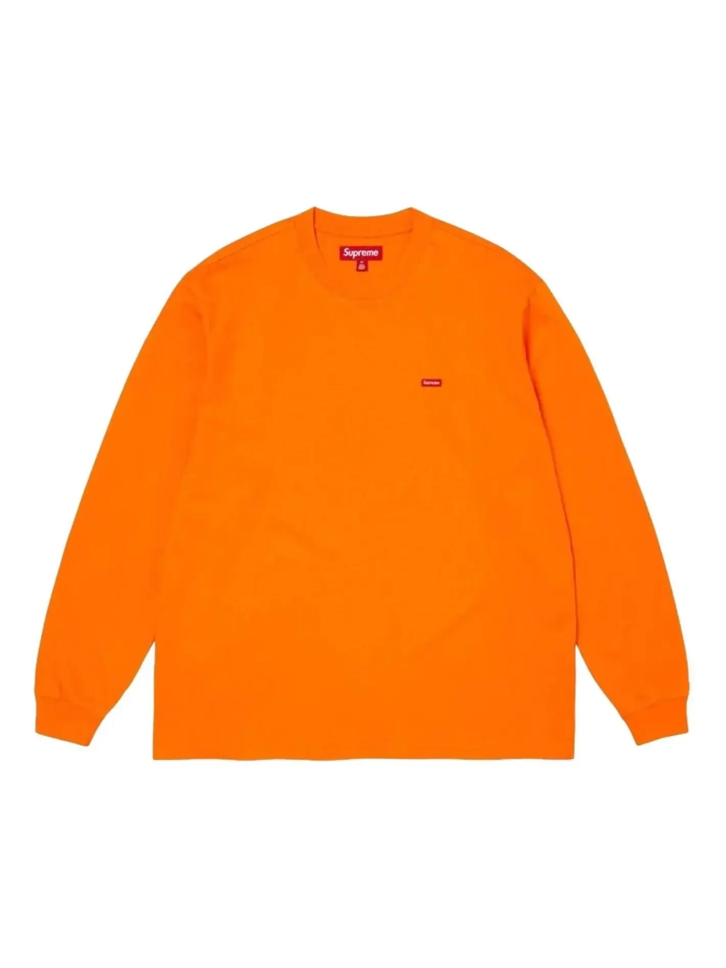 Футболка Supreme SS26 Small Box с длинными рукавами — изображение 1 из 1, оранжевый