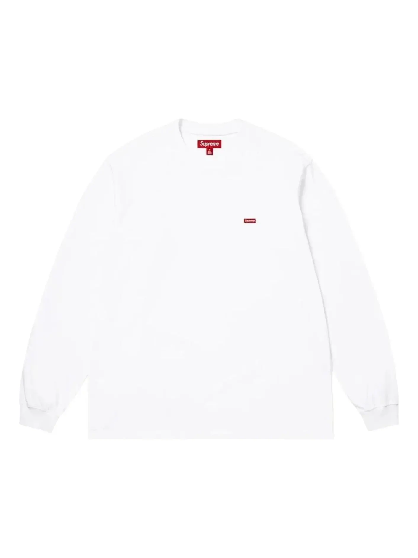 Футболка Supreme SS26 Small Box с длинными рукавами — изображение 1 из 1, белый