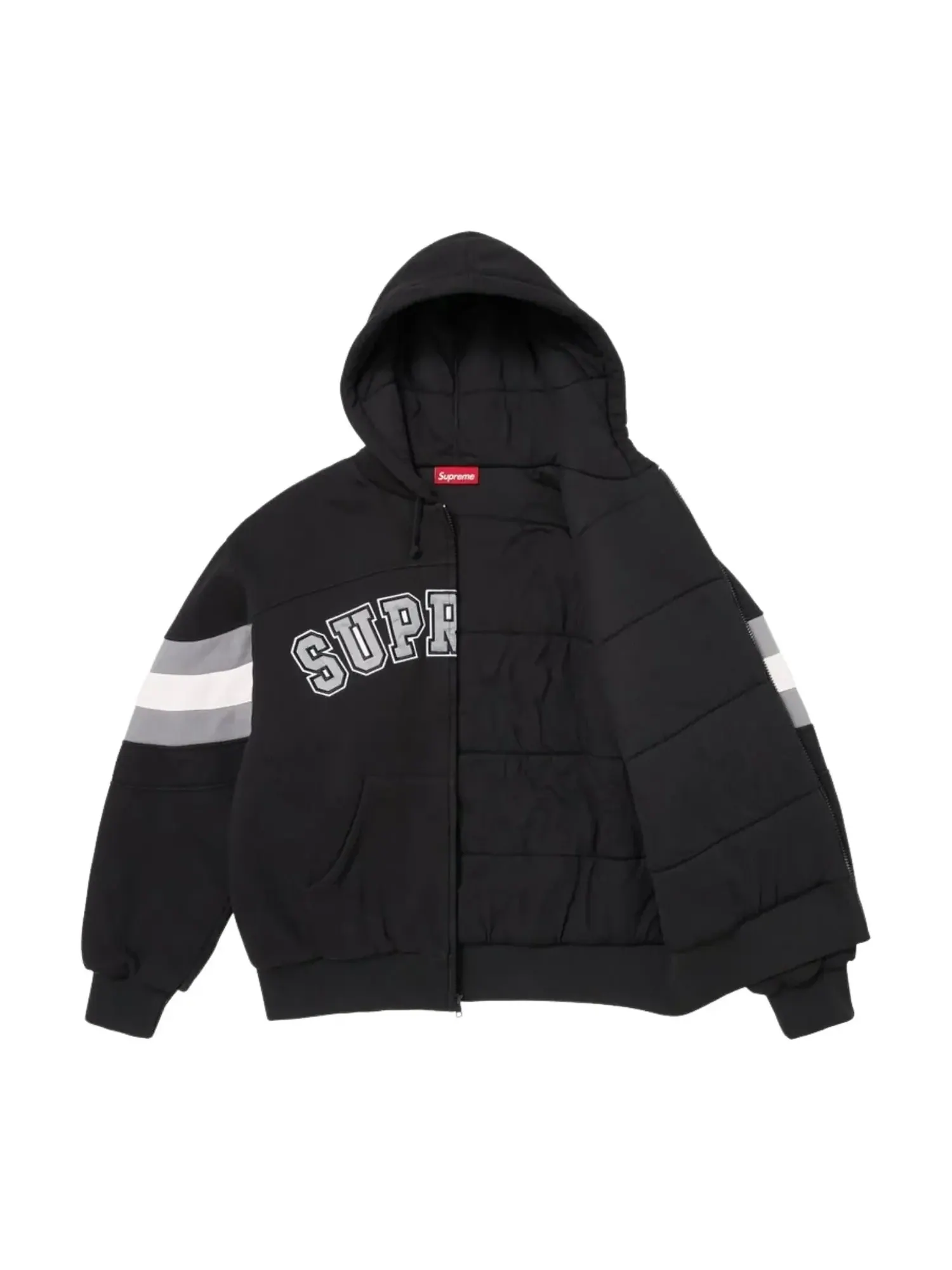 Толстовка Supreme SS26 на молнии с капюшоном — изображение 2 из 3, черный
