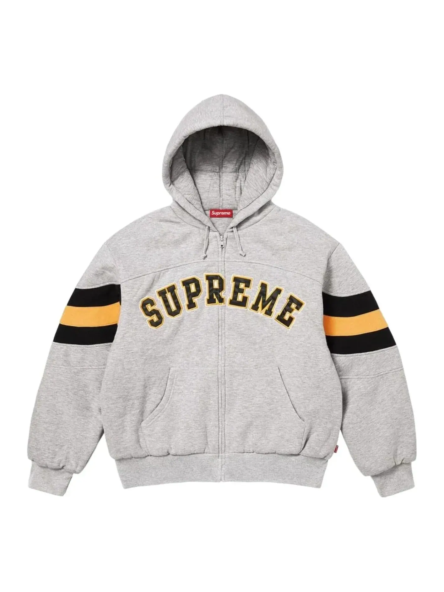 Толстовка Supreme SS26 на молнии с капюшоном — изображение 1 из 3, серый