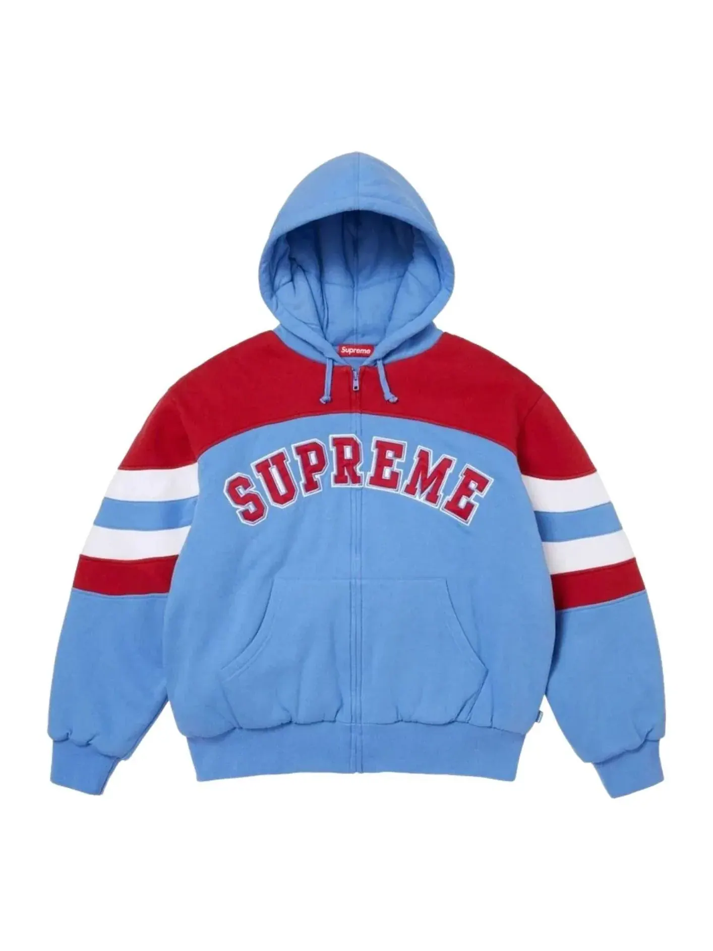 Толстовка Supreme SS26 на молнии с капюшоном — изображение 1 из 3, синий