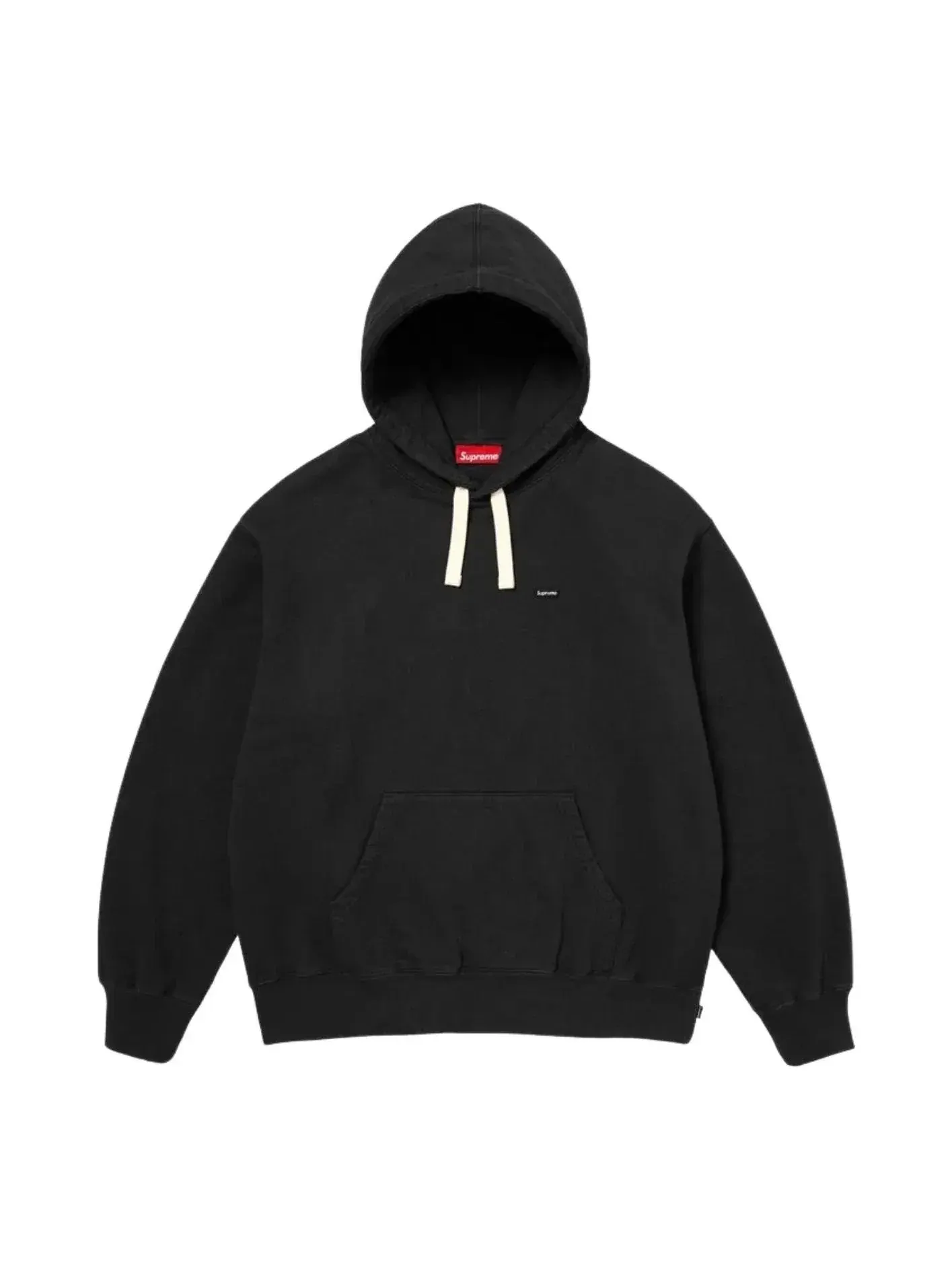 Толстовка Supreme SS26 Small Box Drawcord Hooded Sweatshirt 'Black' SUP-SS26-021-BLK — изображение 1 из 1, черный