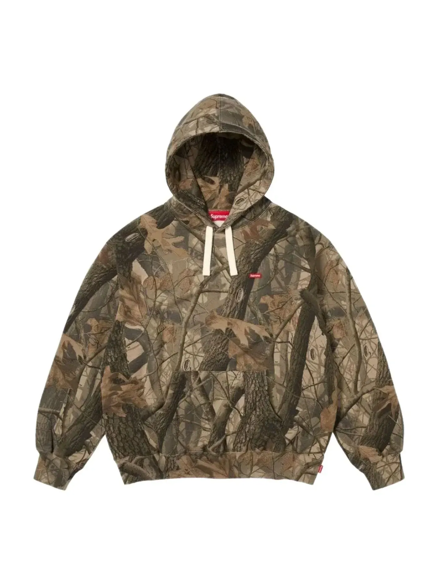 Толстовка Supreme SS26 Small Box Drawcord Hooded Sweatshirt 'Realtree Hardwoods Camo' — изображение 1 из 1, мульти