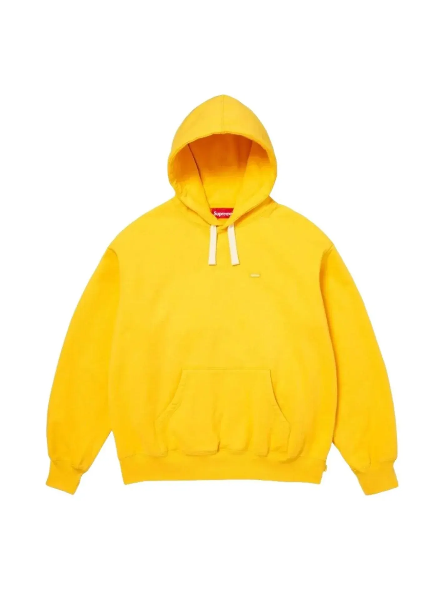 Толстовка Supreme SS26 Small Box Drawcord Hooded Sweatshirt 'Yellow' — изображение 1 из 1, желтый