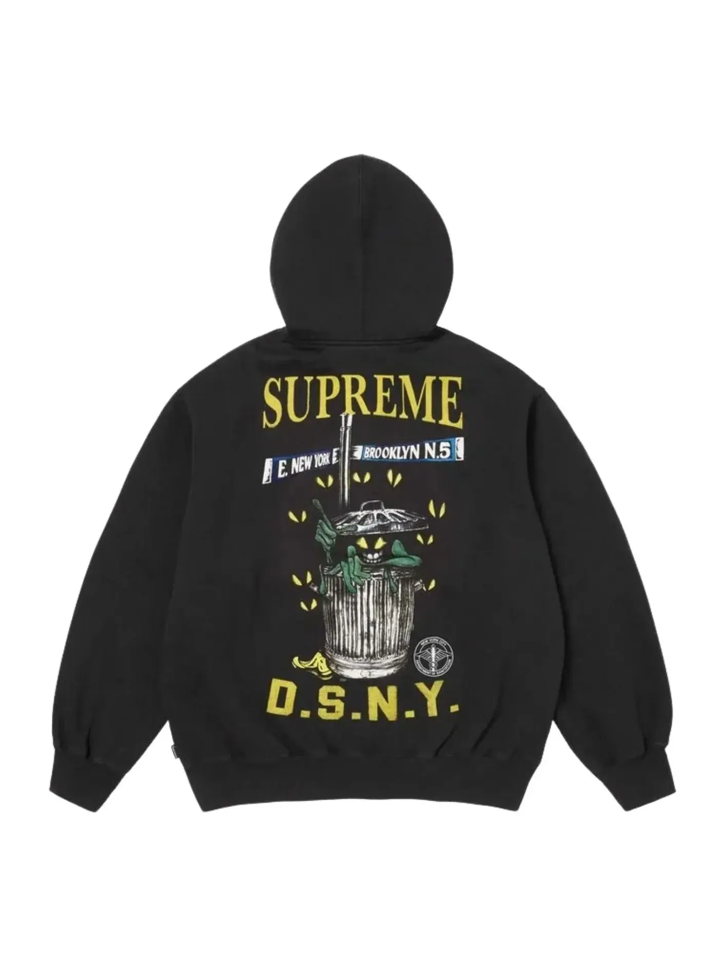 Толстовка Supreme x DSNY SS26 на молнии с капюшоном — изображение 1 из 2, черный