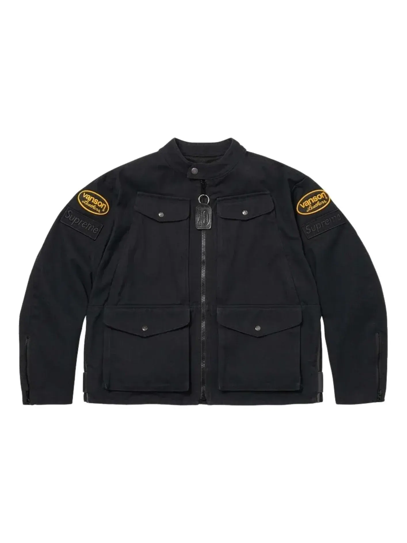 Куртка Supreme x Vanson SS26 из кожи Cordura — изображение 1 из 3, черный