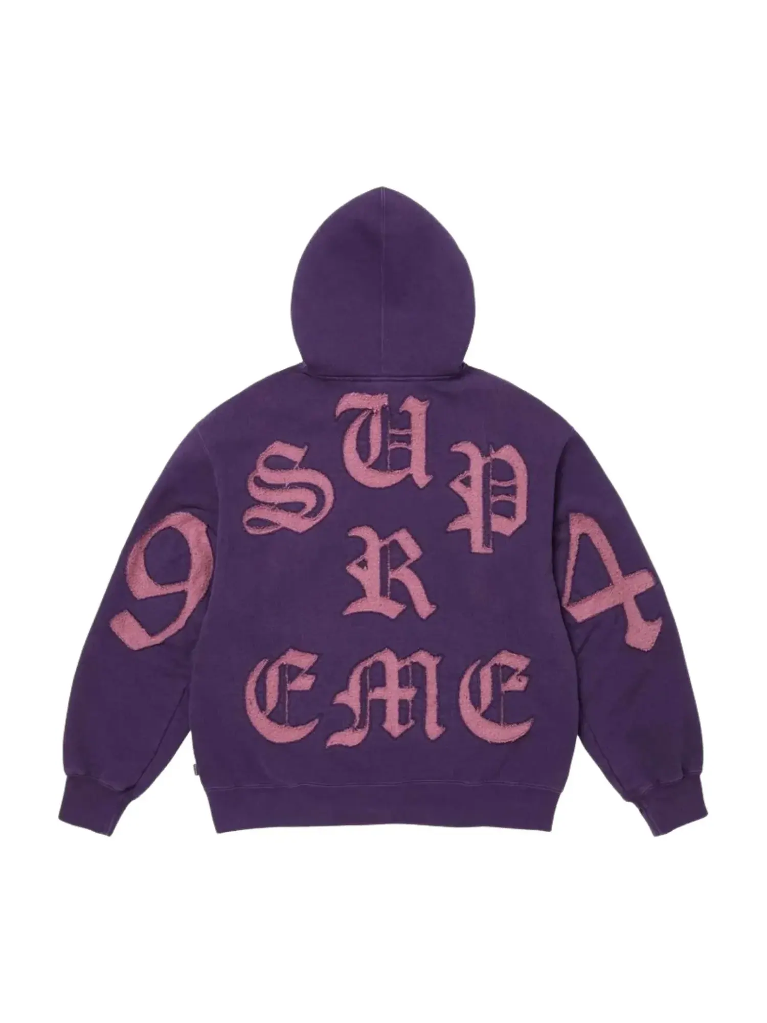 Толстовка Supreme SS26 с вырезами и застежкой-молнией — изображение 1 из 2, фиолетовый
