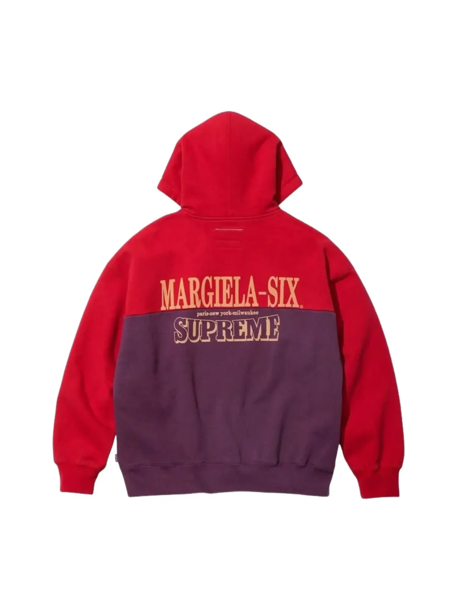 Толстовка Supreme x MM6 Maison Margiela Eagle на молнии с капюшоном — изображение 2 из 2, красный