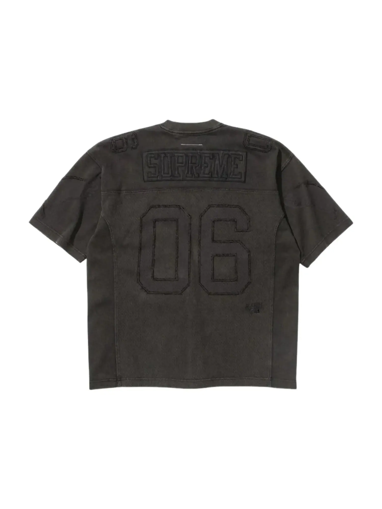 Футболка Supreme x MM6 Maison Margiela из хлопка — изображение 2 из 2, черный
