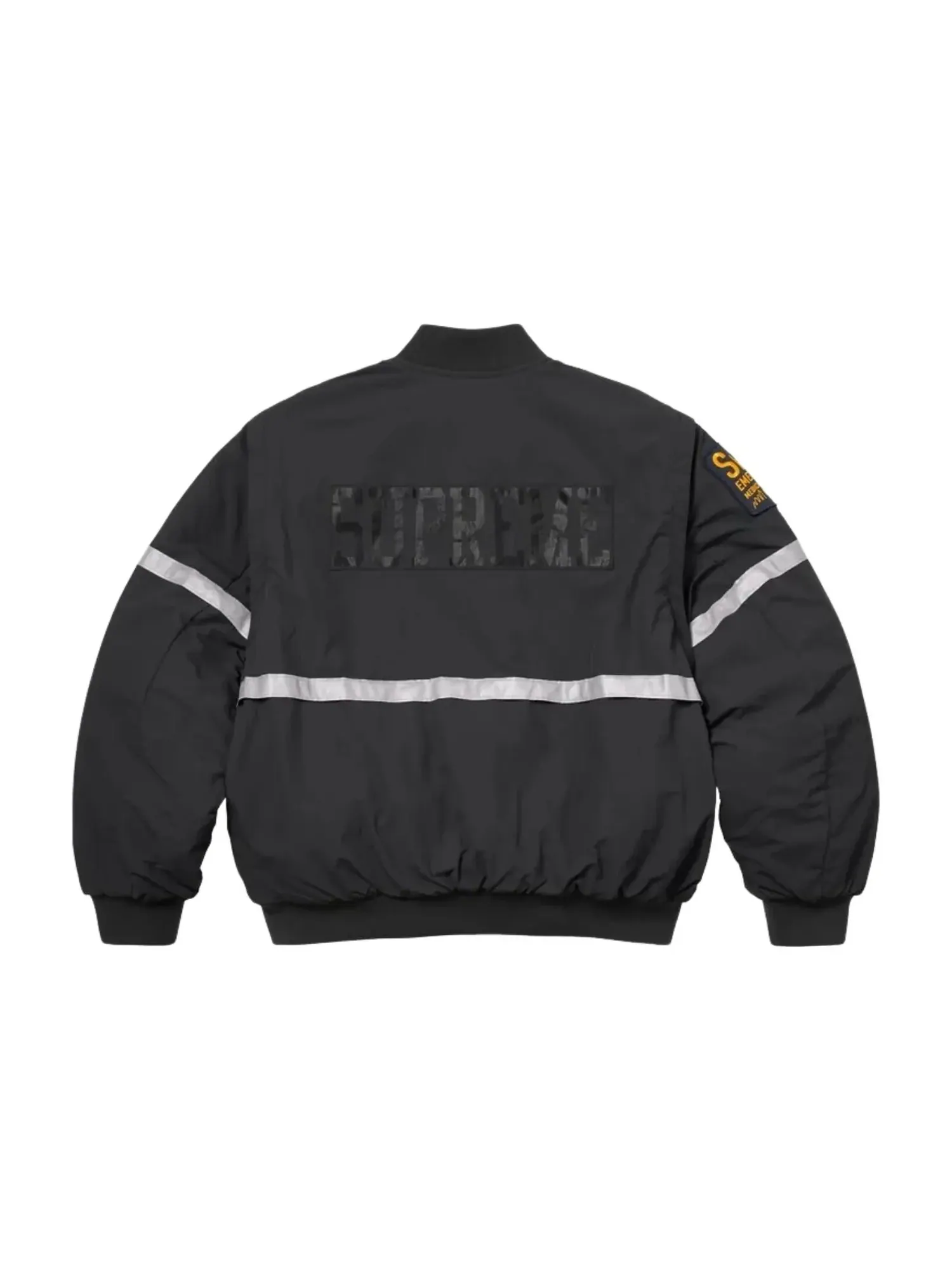 Куртка Supreme SS26 с отстегивающимися рукавами и светоотражающими полосами — изображение 2 из 4, черный