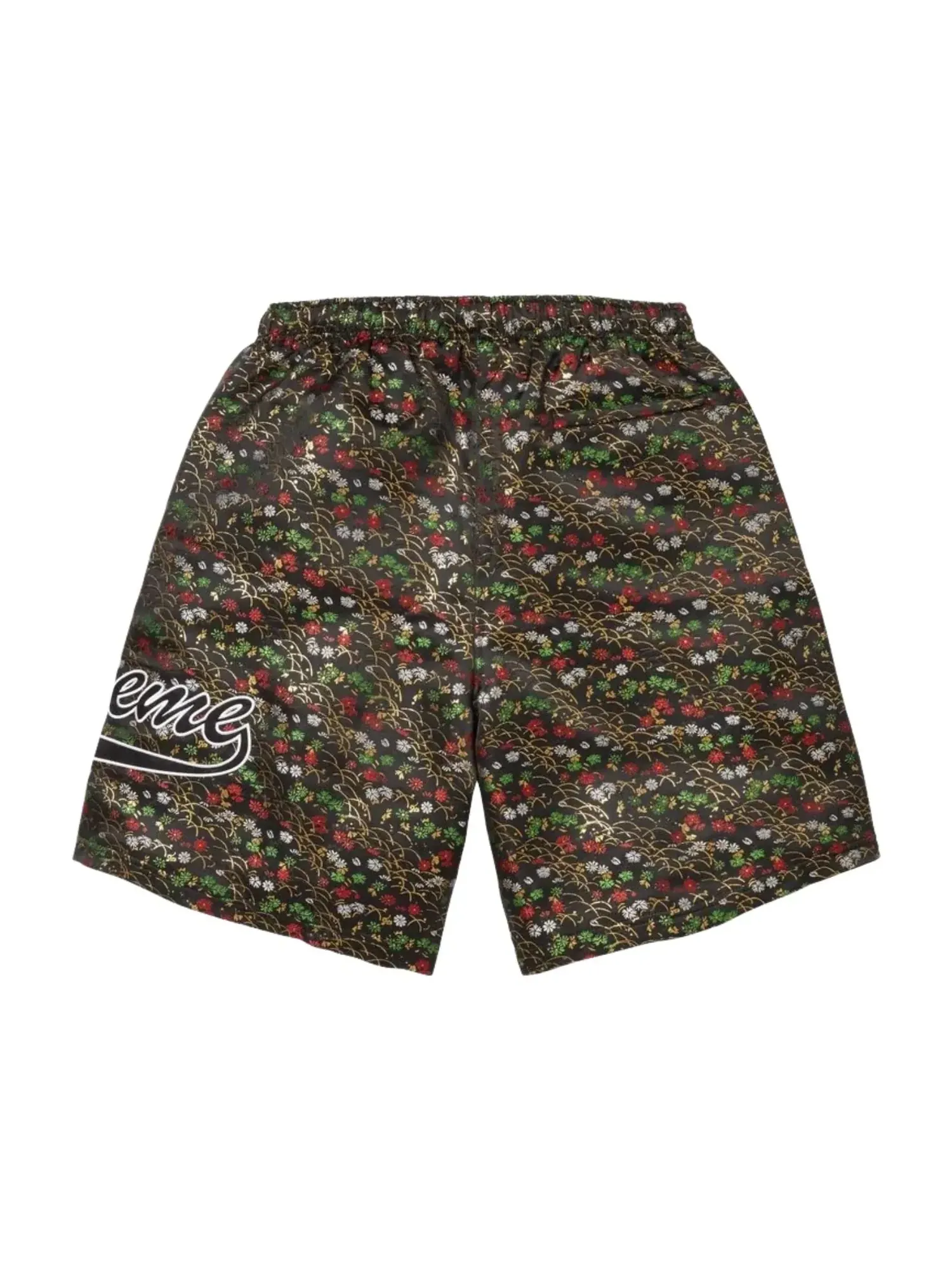 Шорты Supreme SS26 с цветочным жаккардовым принтом — изображение 2 из 2, черный