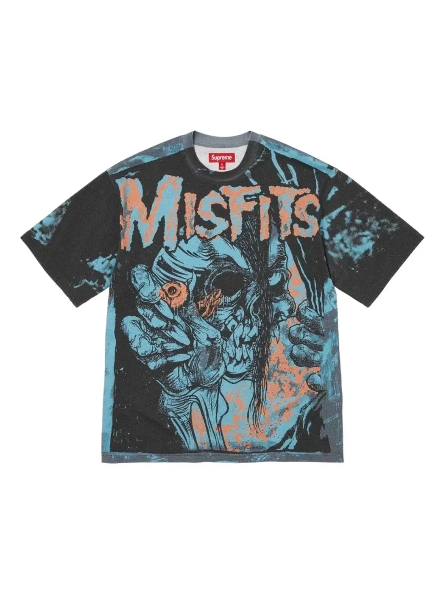 Футболка Supreme x The Misfits SS26 S/S 'Blue' SUP-SS26-151-BLU — изображение 1 из 2, синий