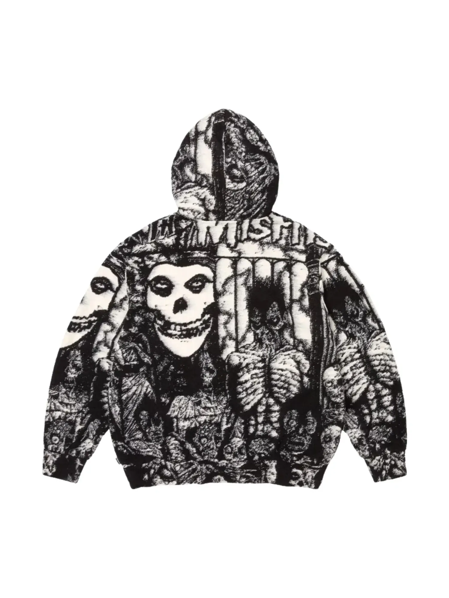 Толстовка Supreme x The Misfits SS26 с капюшоном на молнии, черный, SUP-SS26-153-BLK — изображение 2 из 2